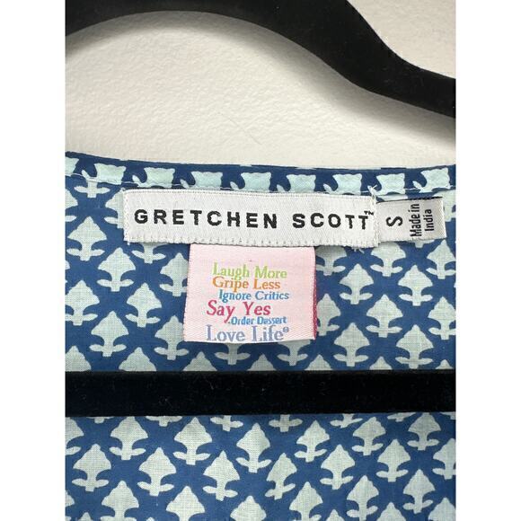 Gretchen Scott Bohemian Cotton Tunic Size Small - Picture 3 of 5